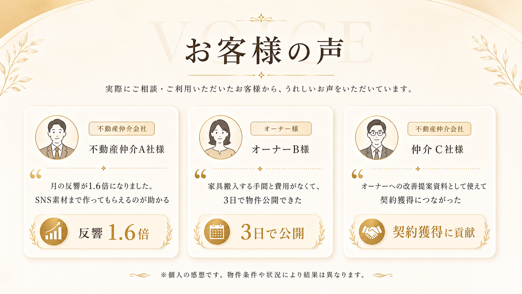 お客様の声
